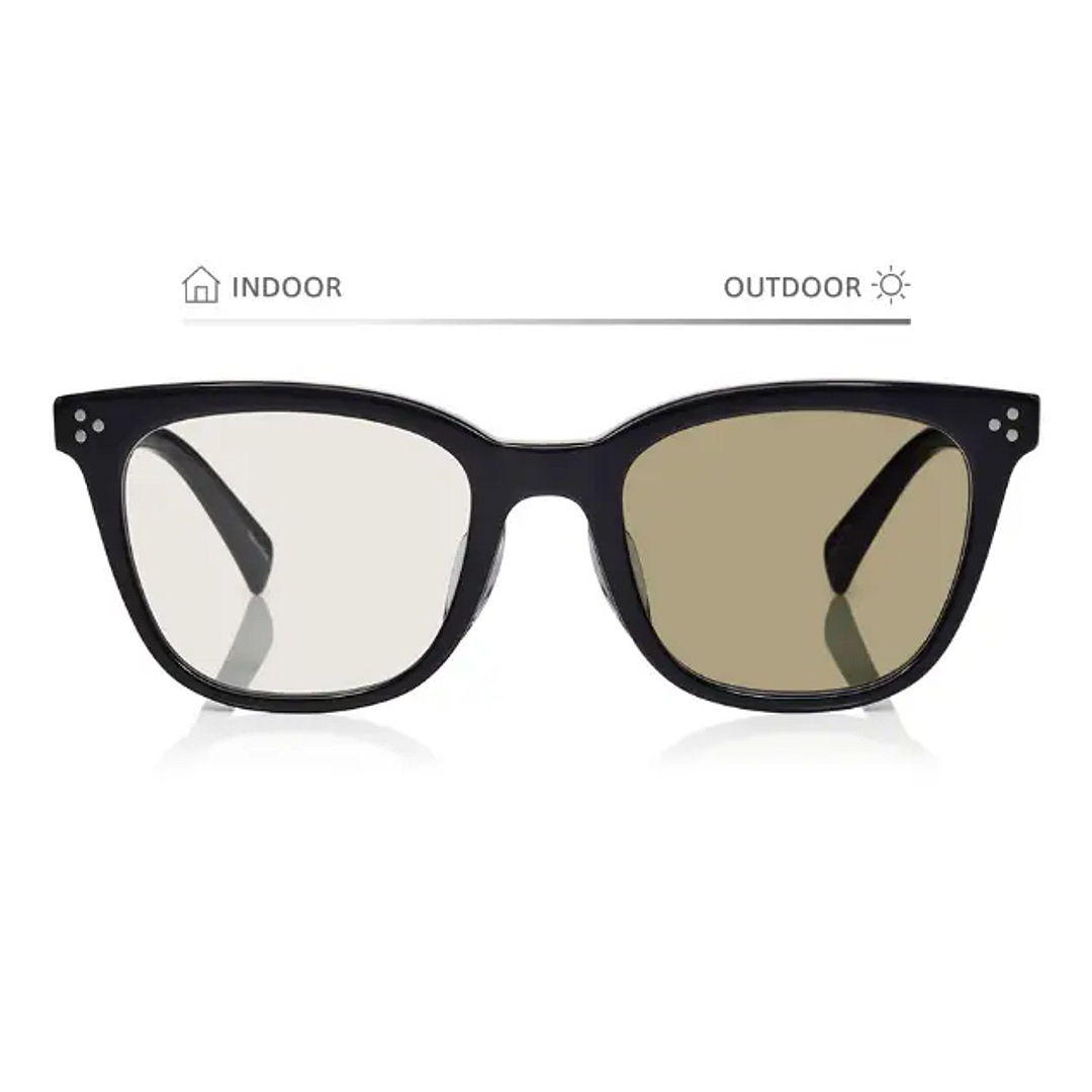 OWNDAYS | SUN Black Full Rim Wellington left side